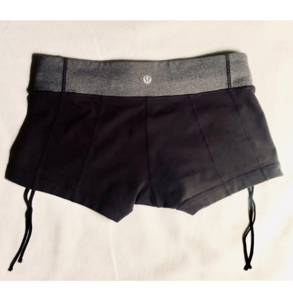 Lululemon (6) Hot 'N Sweaty shorts - dark grey
